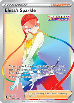 Elesa's Sparkle 275/264 Pokémon card from Fusion Strike for sale at best price