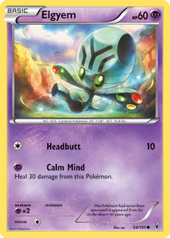 Elgyem 54/101 Pokémon card from Noble Victories for sale at best price