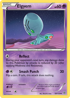 Elgyem 69/135 Pokémon card from Plasma Storm for sale at best price