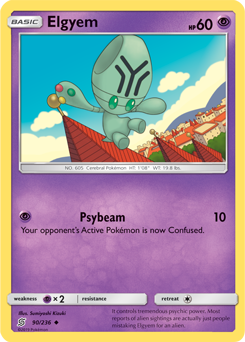 Elgyem 90/236 Pokémon card from Unified Minds for sale at best price