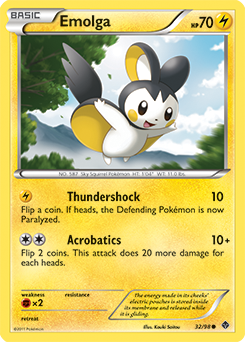 Emolga 32/98 Pokémon card from Emerging Powers for sale at best price