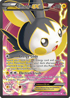 Full Art Pokémon Pokémon card Emolga EX 143/146 from X&Y expansion