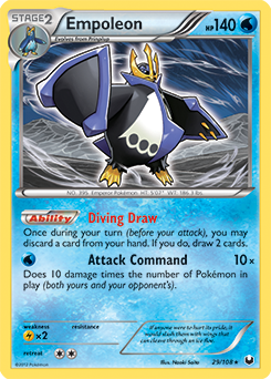 Empoleon 29/108 Pokémon card from Dark Explorers for sale at best price