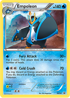 Promo Pokémon card Empoleon BW56 from Back & White Promos expansion