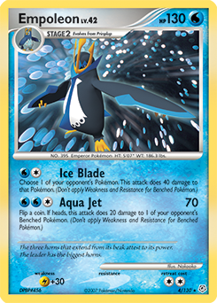 Empoleon 4/130 Pokémon card from Diamond & Pearl for sale at best price