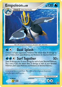 Empoleon 17/100 Pokémon card from Majestic Dawn for sale at best price