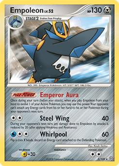 Empoleon 2/100 Pokémon card from Stormfront for sale at best price