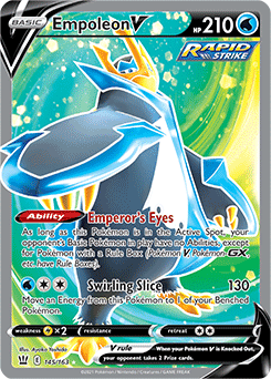 Empoleon V 145/163 Pokémon card from Battle Styles for sale at best price
