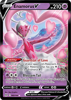 Enamorus V 082/196 Pokémon card from Lost Origin for sale at best price