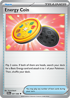 Uncommon Pokémon card Energy Coin 81/86 from Black Bolt expansion