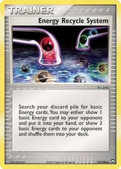 Energy Recycle System 73/108 Pokémon card from Ex Power Keepers for sale at best price