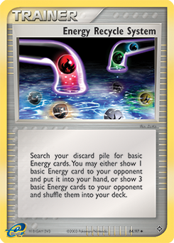 Carte Pokémon Recyclage d'énergie 84/97 de la série Ex Dragon en vente au meilleur prix