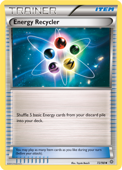 Energy Recycler 72/98 Pokémon card from Ancient Origins for sale at best price