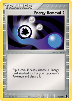 Carte Pokémon Suppression d'Énergie 2 89/112 de la série Ex Rouge Feu Vert Feuille en vente au meilleur prix