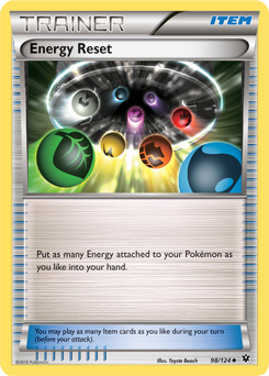 Energy Reset 98/124 Pokémon card from Fates Collide for sale at best price