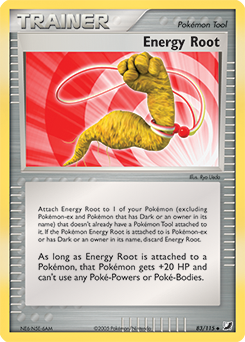 Carte Pokémon Racine Énergie 83/115 de la série Ex Forces Cachées en vente au meilleur prix