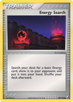 Energy Search 94/115 Pokémon card from Ex Unseen Forces for sale at best price