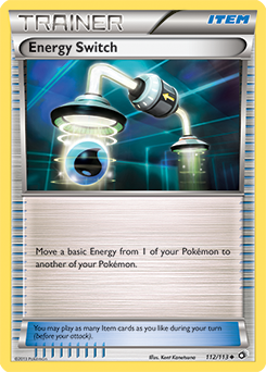 Carte Pokémon Energy Switch 112/113 de la série Legendary Treasures en vente au meilleur prix