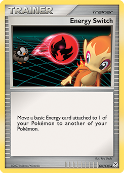Energy Switch 107/130 Pokémon card from Diamond & Pearl for sale at best price