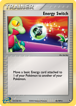 Energy Switch 82/109 Pokémon card from Ex Ruby & Sapphire for sale at best price