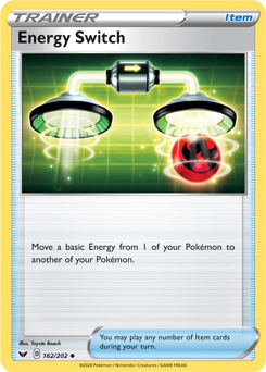 Energy Switch 162/202 Pokémon card from Sword & Shield for sale at best price