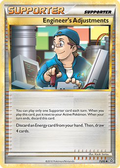 Engineer's Adjustments 75/95 Pokémon card from Unleashed for sale at best price