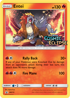Entei SM219 Pokémon card from Sun and Moon Promos for sale at best price