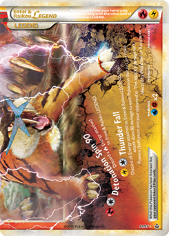 Legend Pokémon Pokémon card Entei & Raikou LEGEND 91/95 from Unleashed expansion