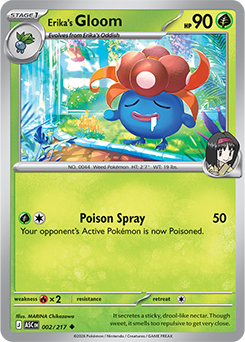 Erika's Gloom 2/217 Pokémon card from Ascended Heroes for sale at best price