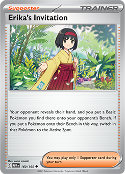 Erika's Invitation 160/165 Pokémon card from 151 for sale at best price