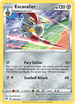 Esca Valier 124/189 Pokémon card from Darkness Ablaze for sale at best price