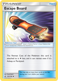 Escape Board 122/156 Pokémon card from Untra Prism for sale at best price