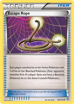 Escape Rope 120/135 Pokémon card from Plasma Storm for sale at best price