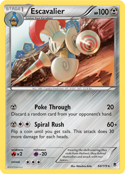 Escavalier 64/119 Pokémon card from Phantom Forces for sale at best price