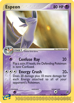 Espeon 16/100 Pokémon card from Ex Sandstorm for sale at best price