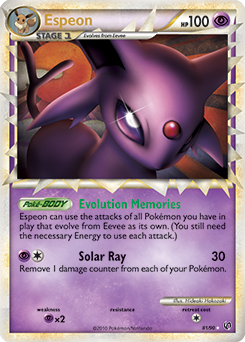 Espeon 81/90 Pokémon card from Undaunted for sale at best price