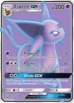 Espeon GX 140/149 Pokémon card from Sun & Moon for sale at best price