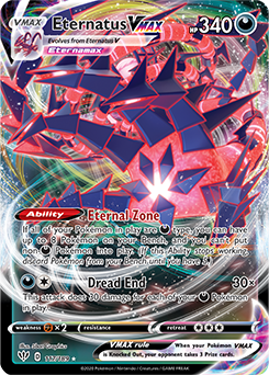 Eternatus VMAX 117/189 Pokémon card from Darkness Ablaze for sale at best price