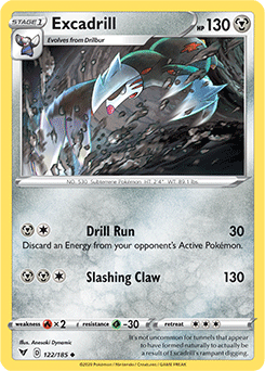 Excadrill 122/185 Pokémon card from Vivid Voltage for sale at best price