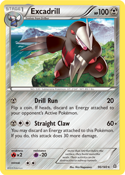 Excadrill 96/160 Pokémon card from Primal Clash for sale at best price