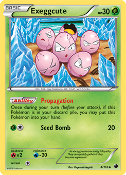 Exeggcute 4/116 Pokémon card from Plasma Freeze for sale at best price