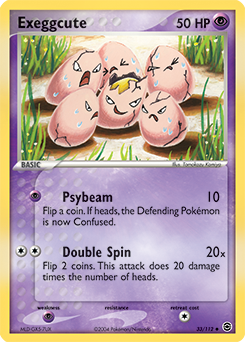 Exeggcute 33/112 Pokémon card from Ex Fire Red Leaf Green for sale at best price