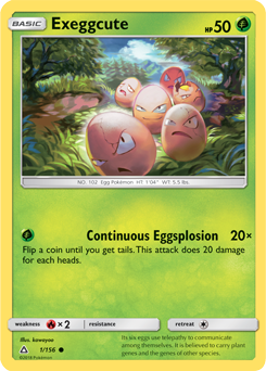 Exeggcute 1/156 Pokémon card from Untra Prism for sale at best price