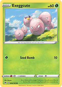 Exeggcute 004/185 Pokémon card from Vivid Voltage for sale at best price