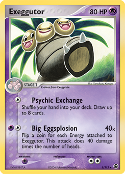 Exeggutor 5/112 Pokémon card from Ex Fire Red Leaf Green for sale at best price