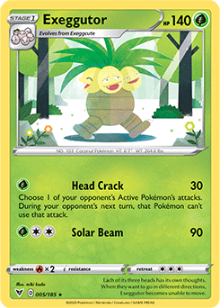 Exeggutor 005/185 Pokémon card from Vivid Voltage for sale at best price