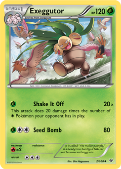 Exeggutor 2/108 Pokémon card from Roaring Skies for sale at best price
