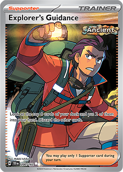 Explorer's Guidance 200/162 Pokémon card from Temporal Forces for sale at best price