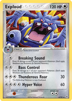 Exploud 6/101 Pokémon card from Ex Hidden Legends for sale at best price