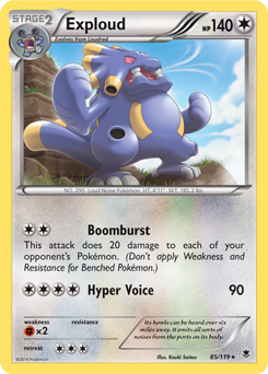 Exploud 85/119 Pokémon card from Phantom Forces for sale at best price